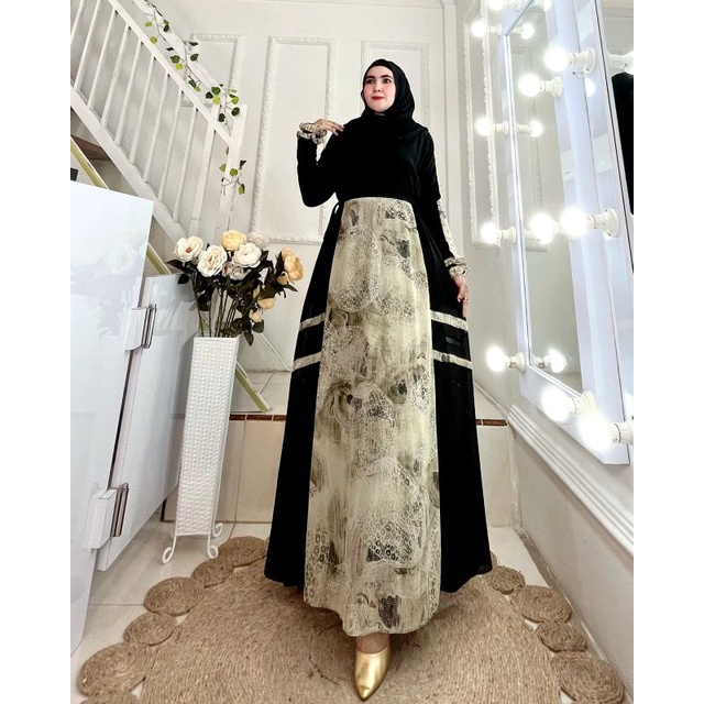 Zhafira Dress by malda - gamis termurah