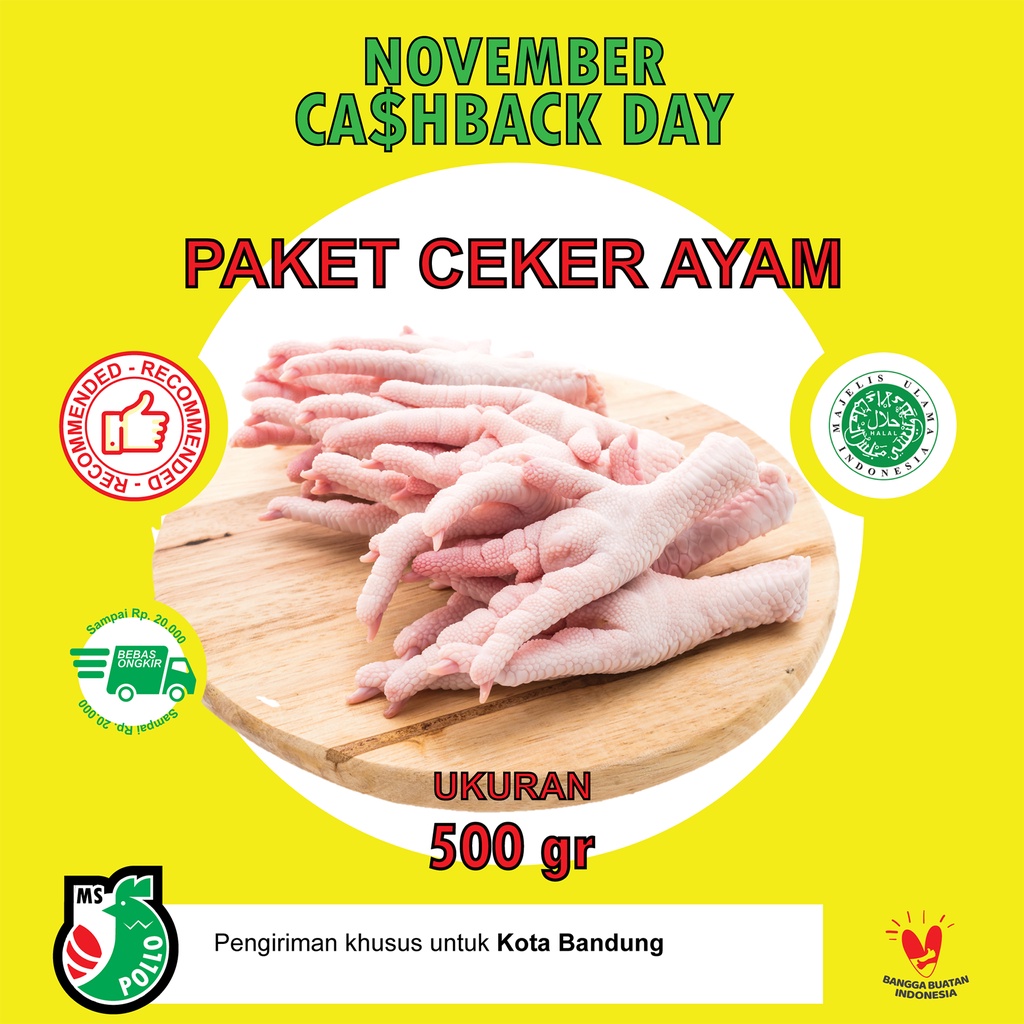 

PAKET CEKER AYAM 500 Gram FROZEN