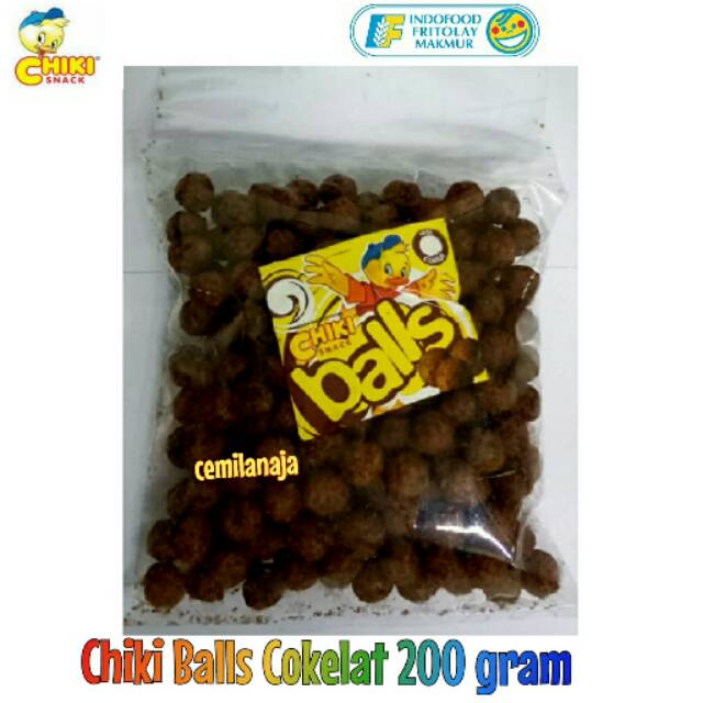 Jarang ada chiki balls cokelat snack indofood cemilan ...