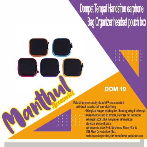 Dompet Tempat Handsfree earphone Bag Organizer headset pouch box