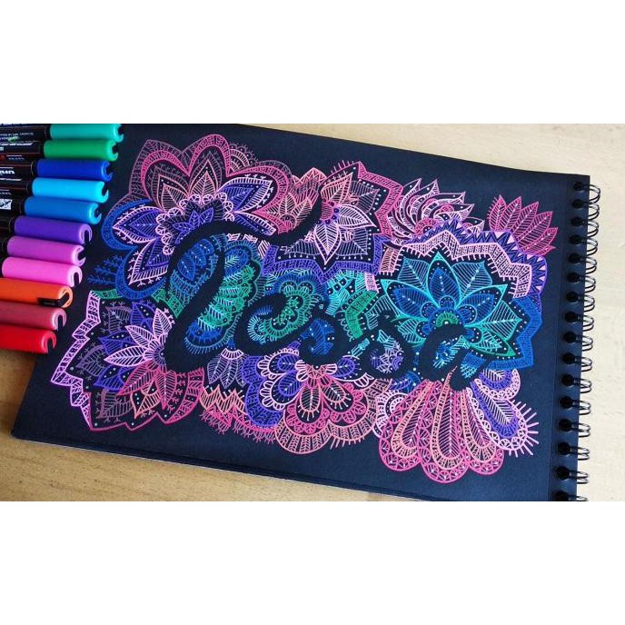 

(PERALATAN MENGGAMBAR) BUKU SKETSA / BUKU GAMBAR / SKETCH BOOK CANSON DESSIN NOIR - A4 PROMO