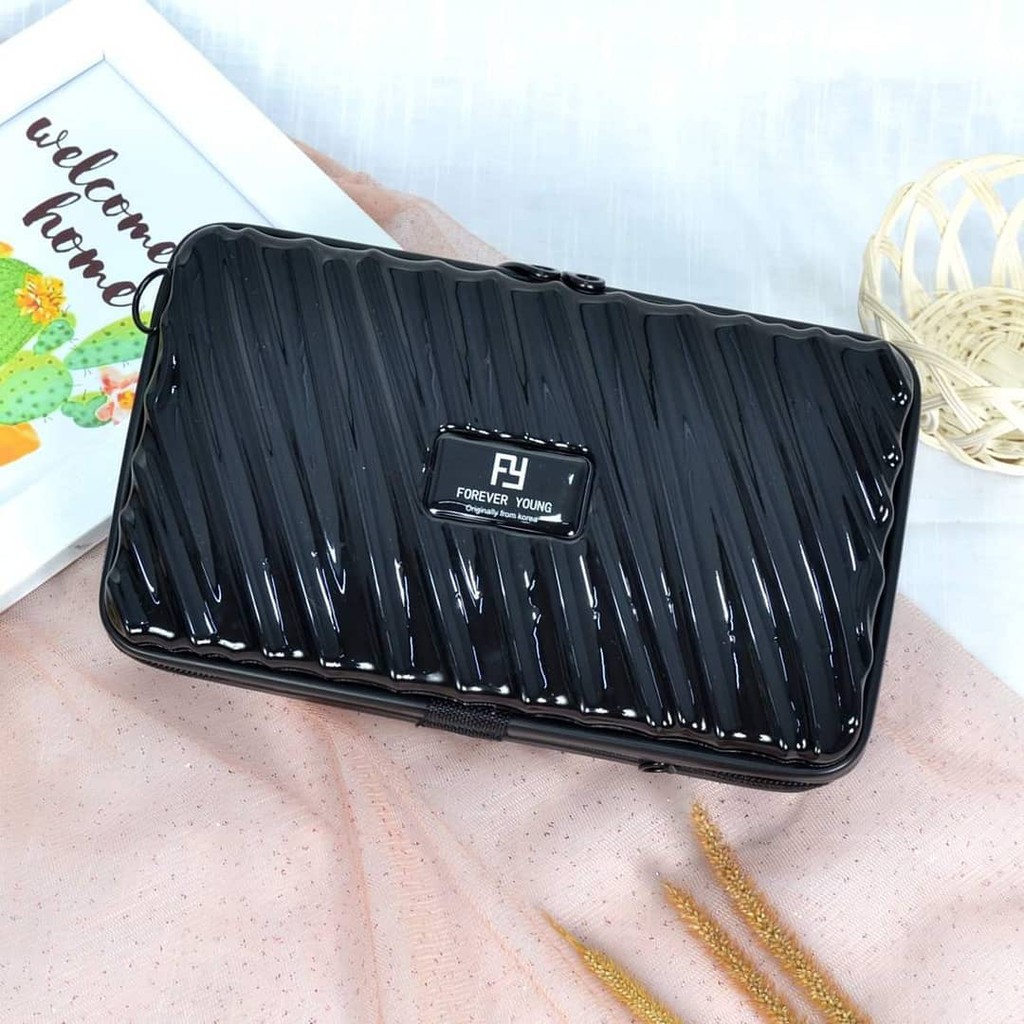 Tas Mini Koper FY Mixed Marble Slash Wanita Import 9138