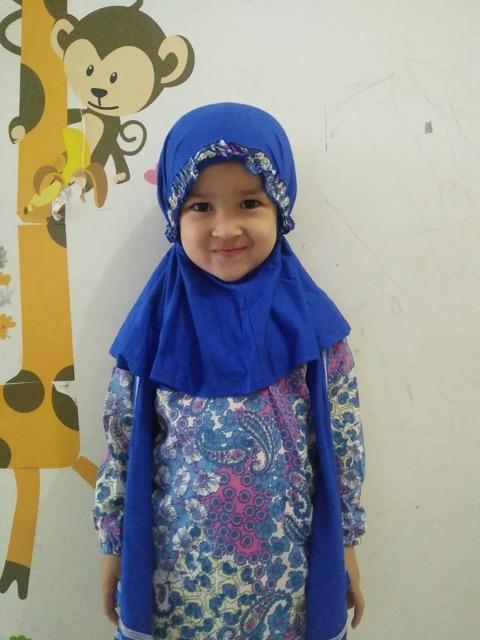 Setelan Batik Anak Perempuan - Pakaian Batik Anak Muslim - Baju Batik Anak Umur 1 – 6 Tahun - Kikan