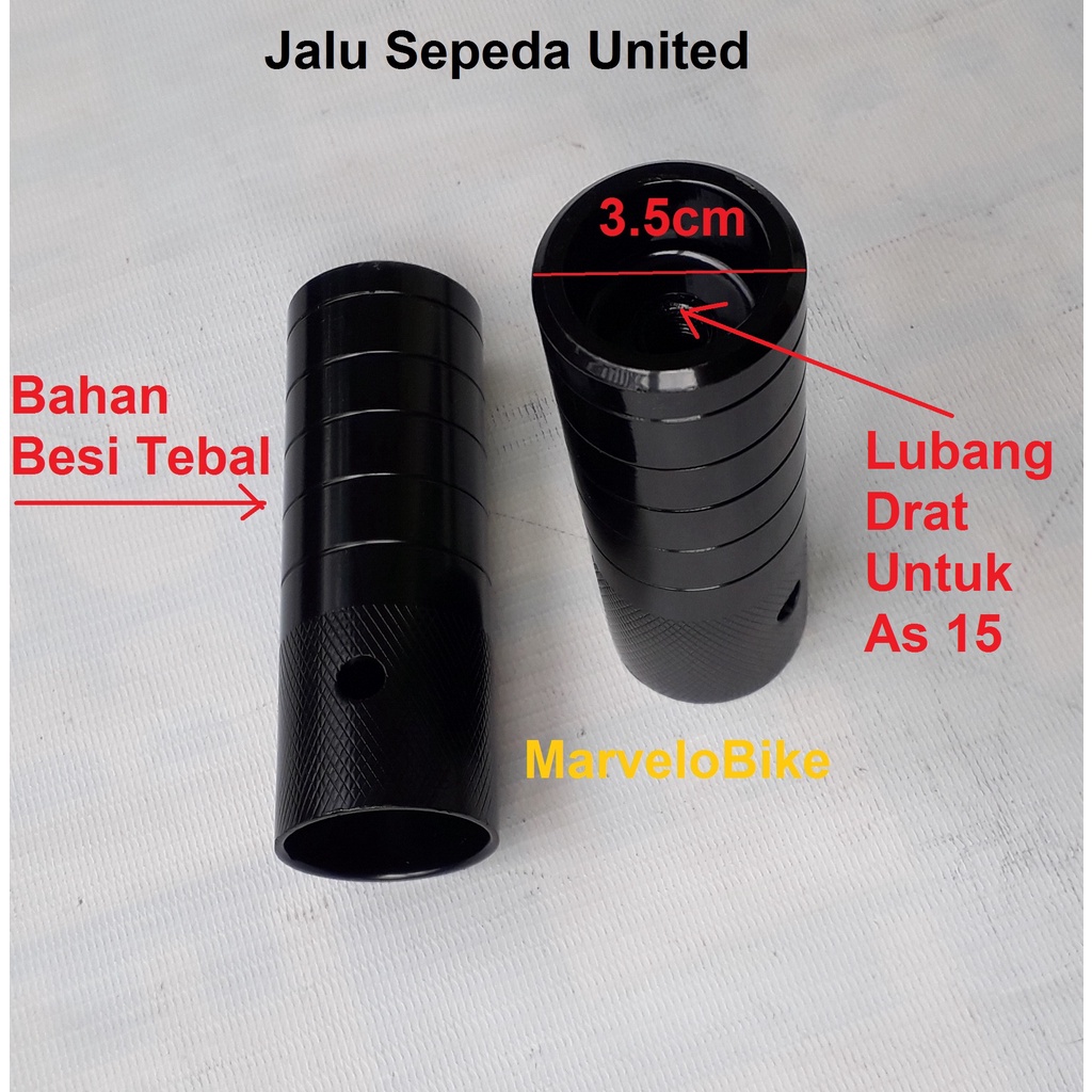 Pijakan Kaki Jalu Sepeda BMX Besar Jumbo United