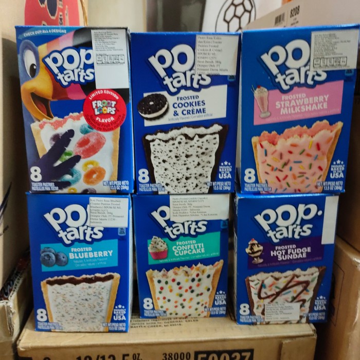 

⭐ COD ⭐ PopTarts Snack USA per box - fruitlopps