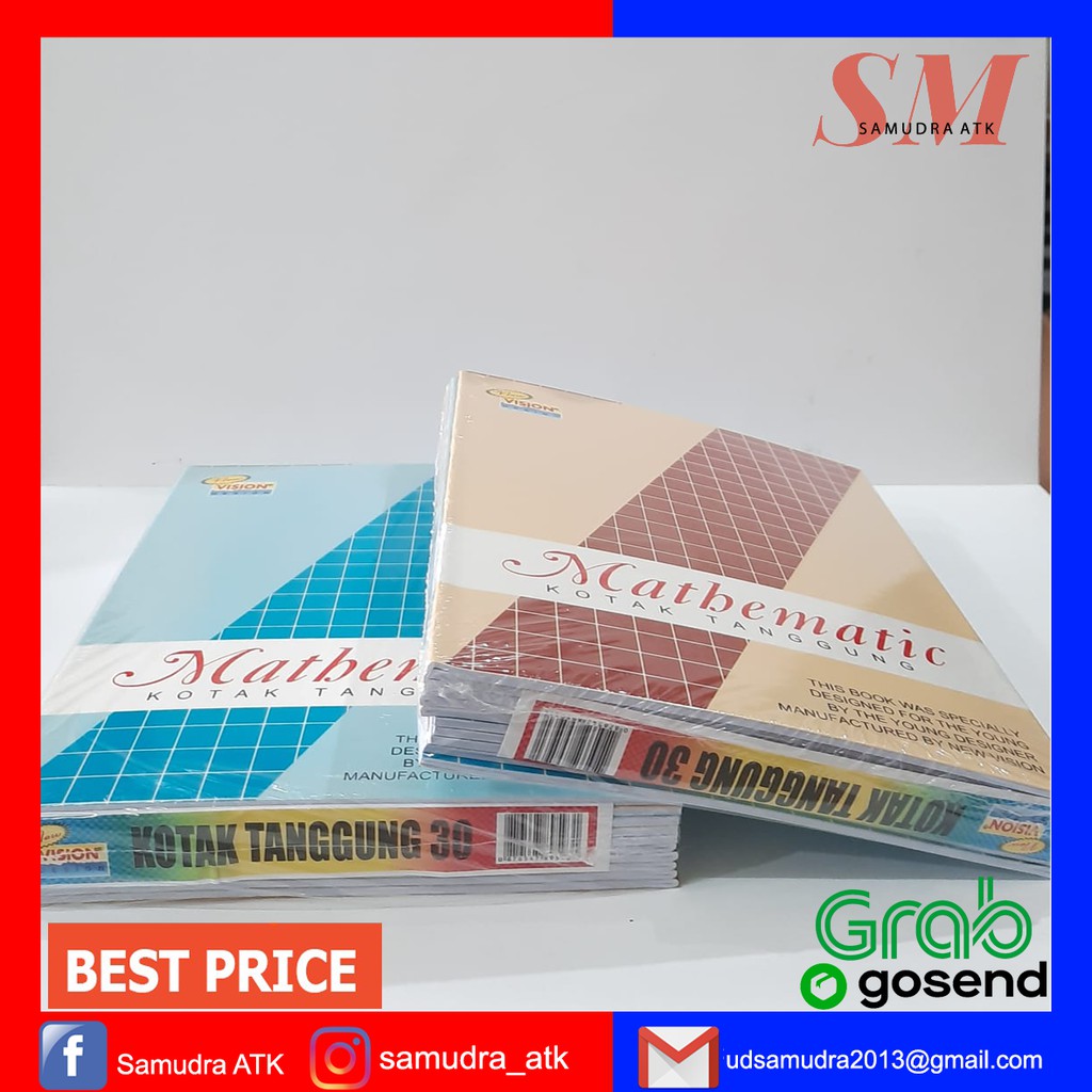 

BUKU KOTAK TANGGUNG VISION 10PC Distributor ATK Lengkap - samudra.atk