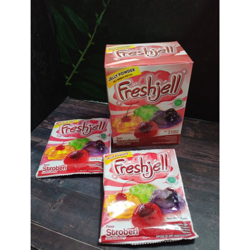 

Freshjell jelly Stroberi 15g