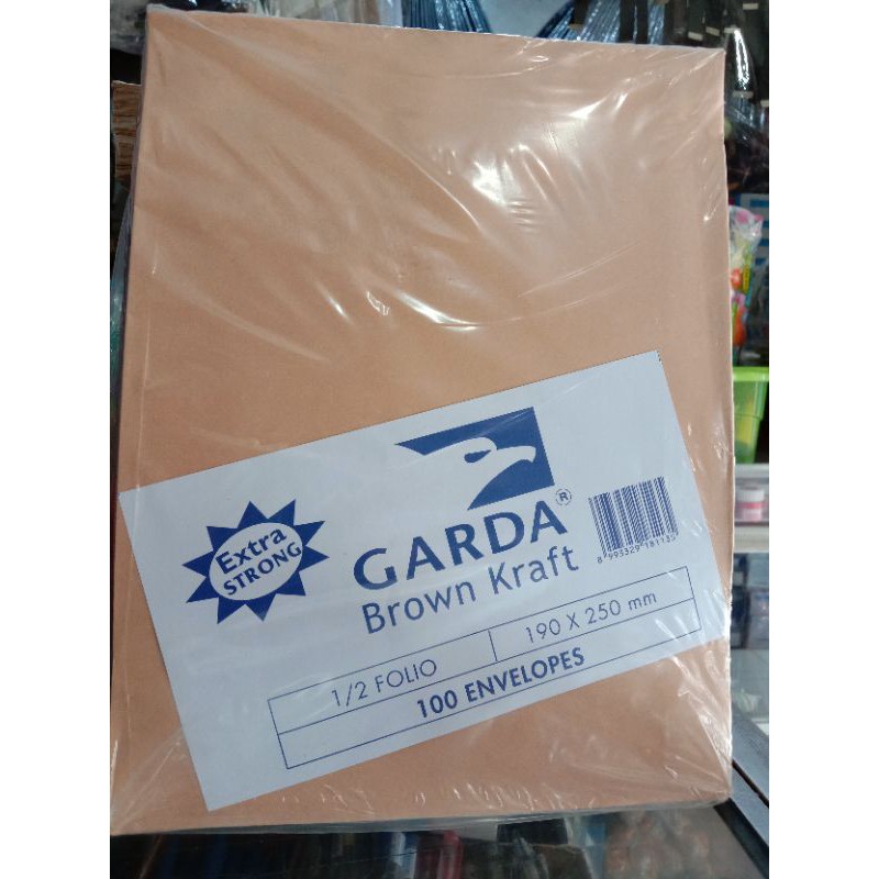 

Amplop Coklat 1/2 Folio GARDA