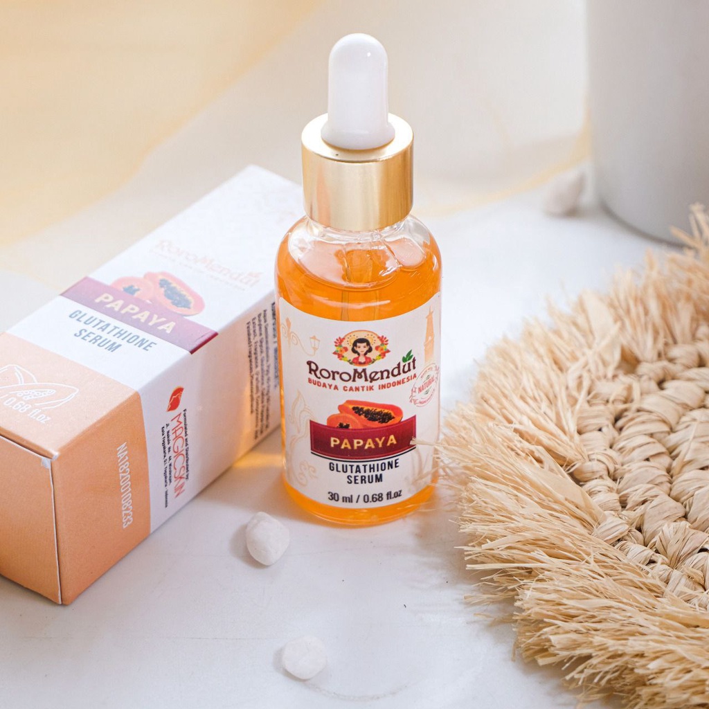 Roro Mendut papaya glutathione serum &amp; Essence Wajah