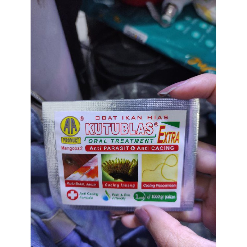 

Obat Ikan Hias Kutublas Extra