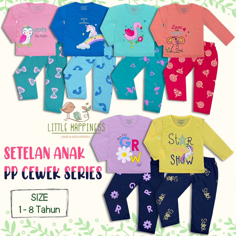 SETELAN BAJU ANAK PP CEWEK 1-8 TAHUN &quot;CEWEK EDITION&quot; / SETELAN BAJU ANAK KELFI