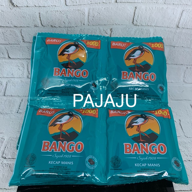 

Kecap manis bango sachet 24pcs 20ml PROMO Murah