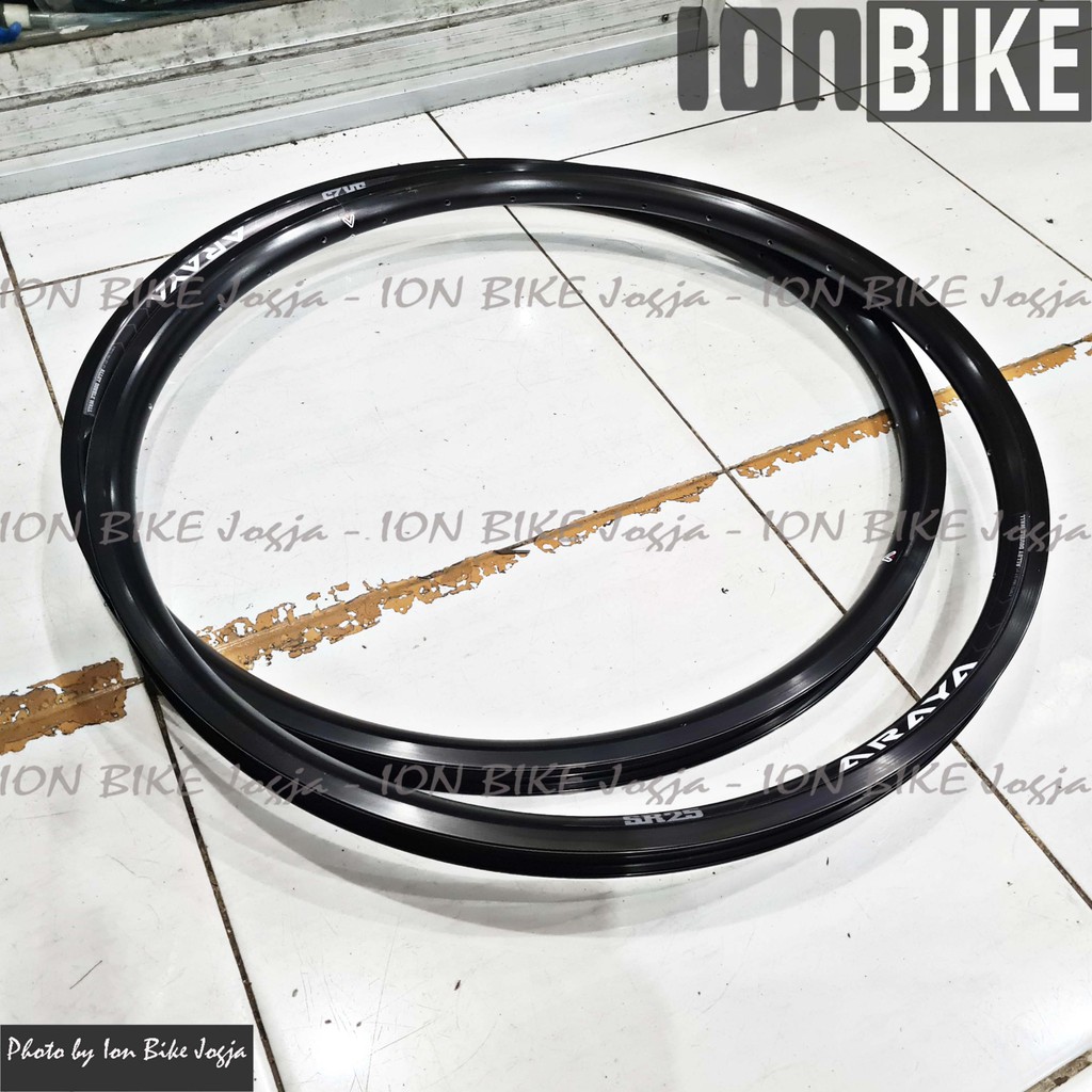 sepasang velg araya SR25 27.5 lubang 32 Hole - rim rims SR-25 32H 32 H ringan lebar sepeda MTB murah