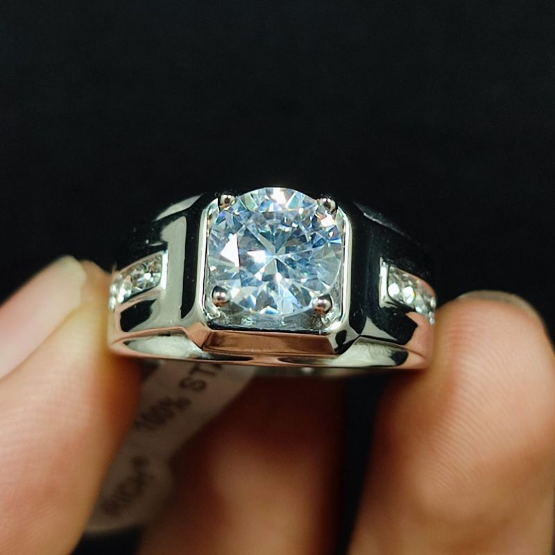 TERMURAH BATU MOISSANITE DIAMOND ASLI CATAM