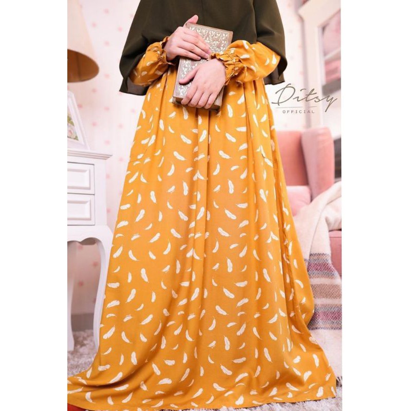 quill mustard size L #ditsy november