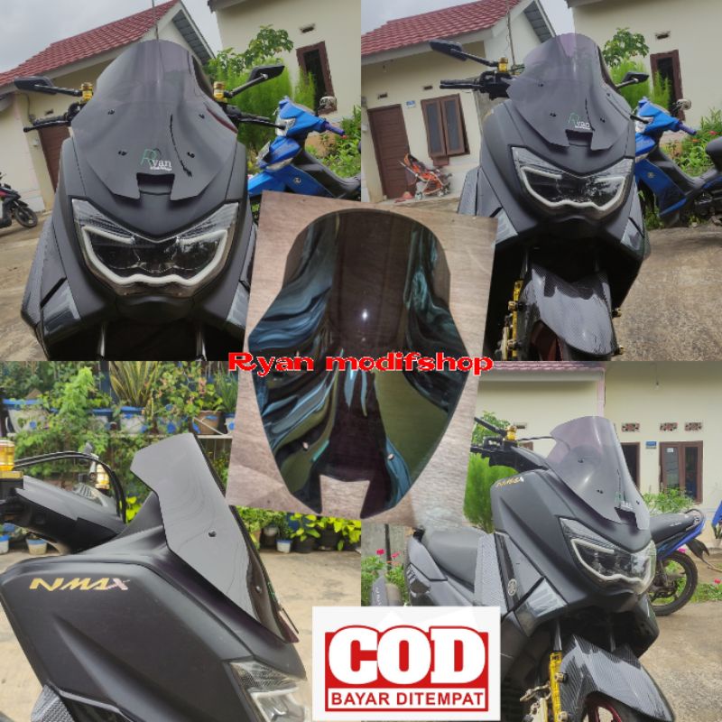 Jual VISOR TDR NMAX OLD DAN NMAX NEW TEBAL DAN BAUT VISOR NMAX MEW DAN