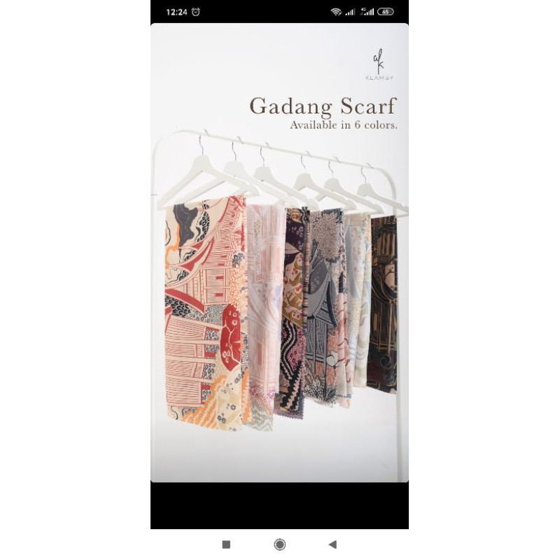 SCARF ORIGINAL BY WEARING KLAMBY