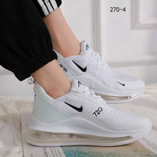 *NIKE AIR270 LADY WHITE SNEAKERS 270-4*wb