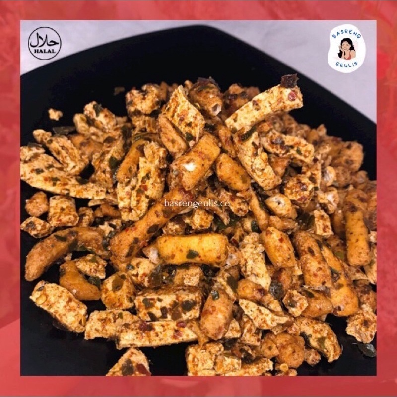 

Basreng Pedas Daun jeruk 1kg