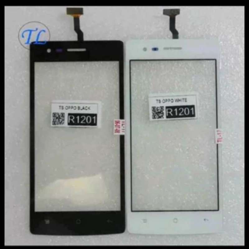 Kaca TouchScreen Touch Screen TS Layar Sentuh OPPO R1201 A31 NEO 5 ORI BLACK WHITE