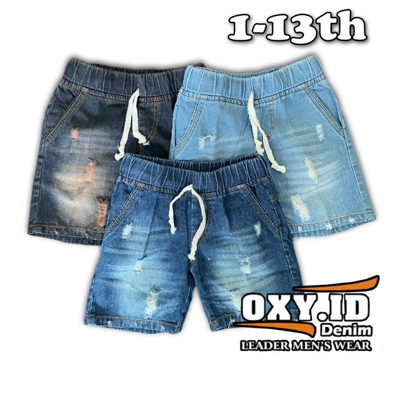 Celana Jeans Anak Celana Joger anak model ripped / sobek unisex usia 1-13 tahun