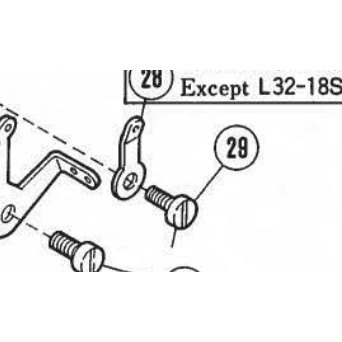 1175-3 Screw / Baut Pegasus L32 Mesin Jahit Obras