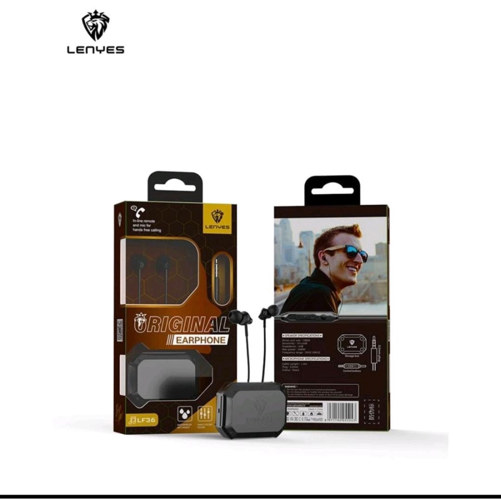 HF HEADSET HANDSFREE EARPHONE GAMING LENYES LF 36