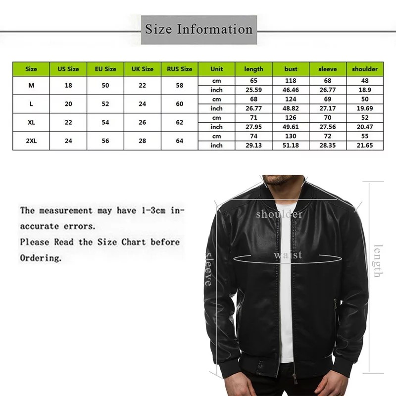 Jaket Kulit Pria Bomber Trend Kulit Sintetis Distro Botz Style