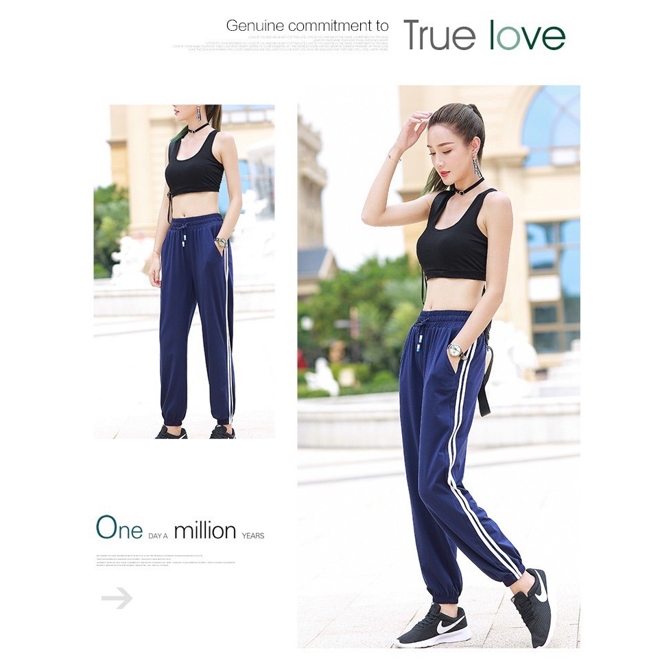 [CLEARANCE] Korean Sport Long Pants Celana Panjang Olahraga  1230 (S/M/L)