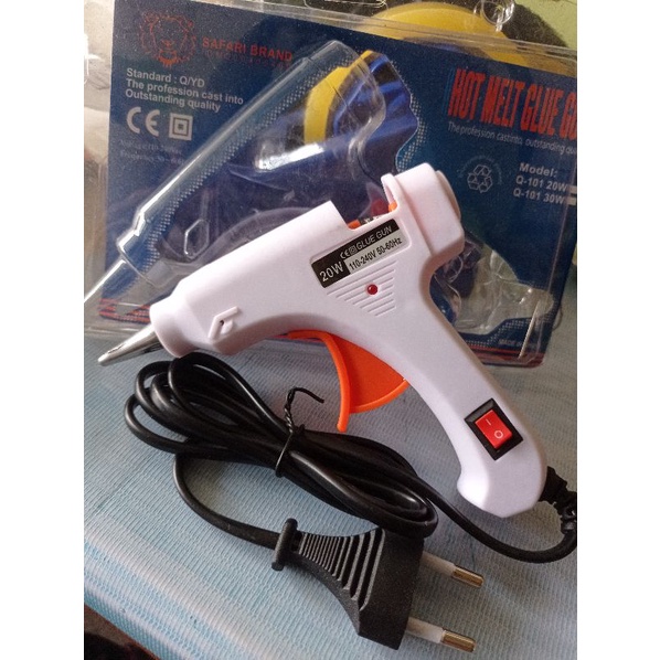 Alat Lem Tembak Saklar On Off/Pistol Glue Gun/Hot Melt Glue Gun