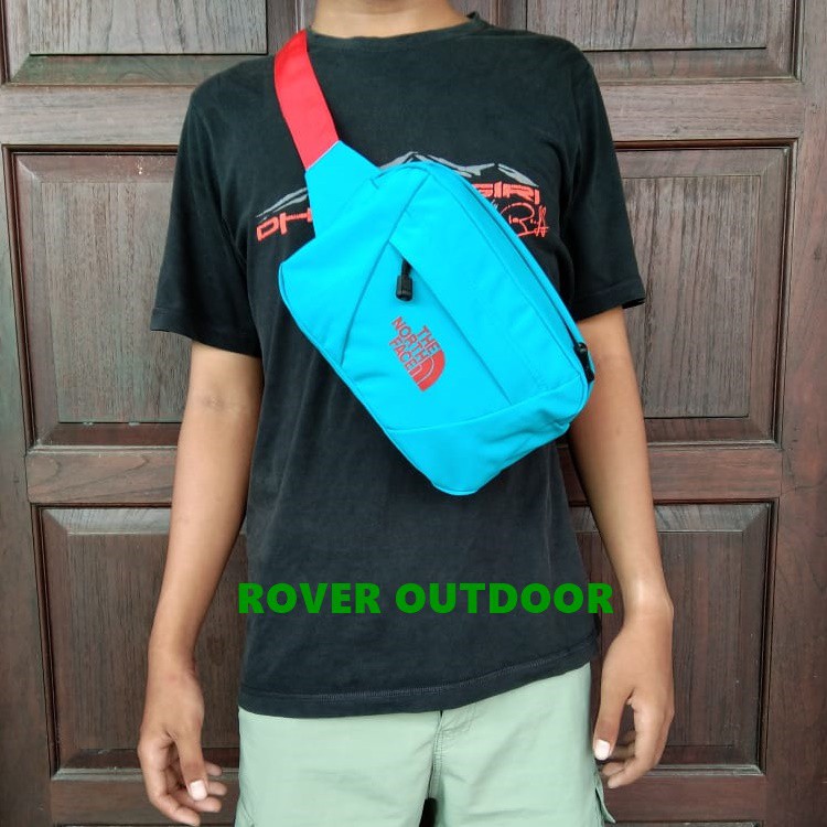 Tas Pinggang Selempang TNF SoftShell Waterproof