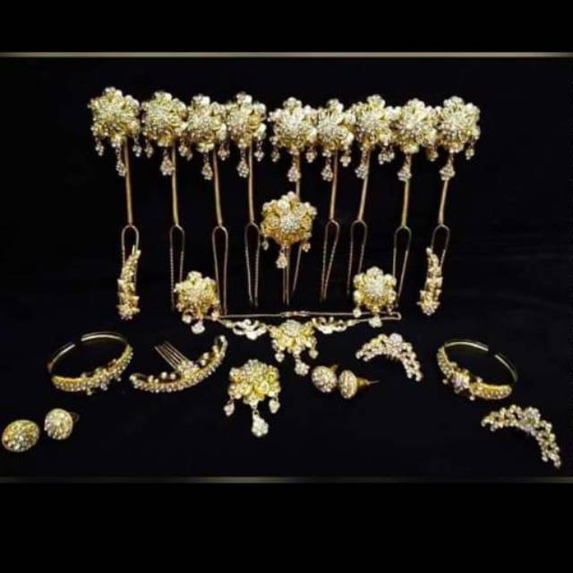 Set mentul/perhiasan pengantin
