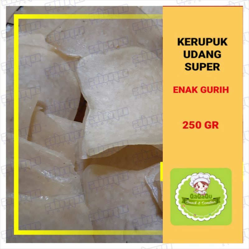 

KERUPUK UDANG SUPER PADI KAPAS GURIH (MENTAH)