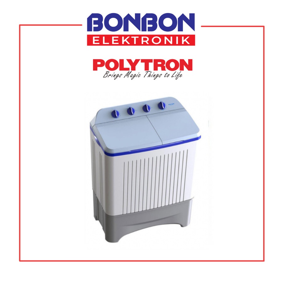 Polytron Mesin Cuci 2 Tabung 9KG PWM 9366HB / PWM9366 / 9366 HB BLUE