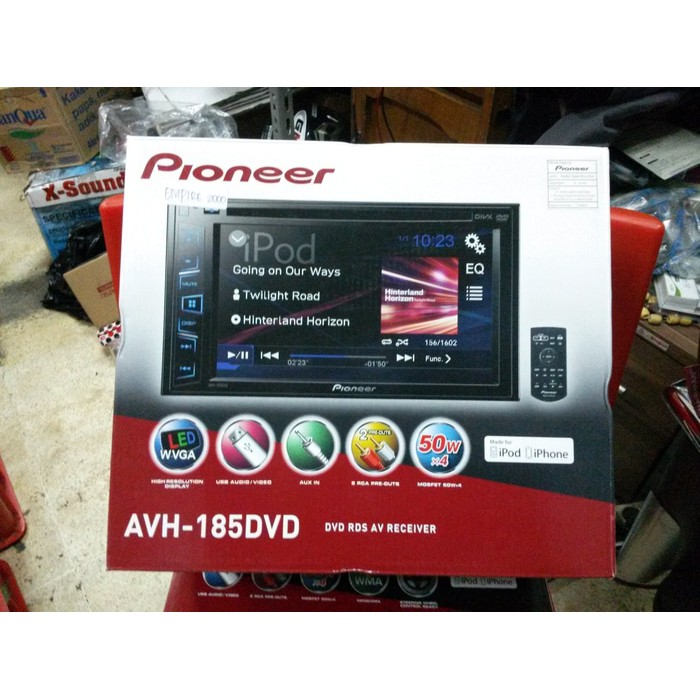 DOUBLE DIN PIONEER AVH-185DVD