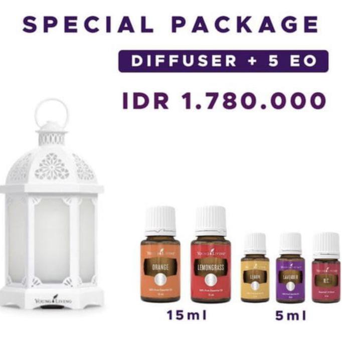 Lantern Diffuser Young Living + 5 Oil Monica.Official.Id