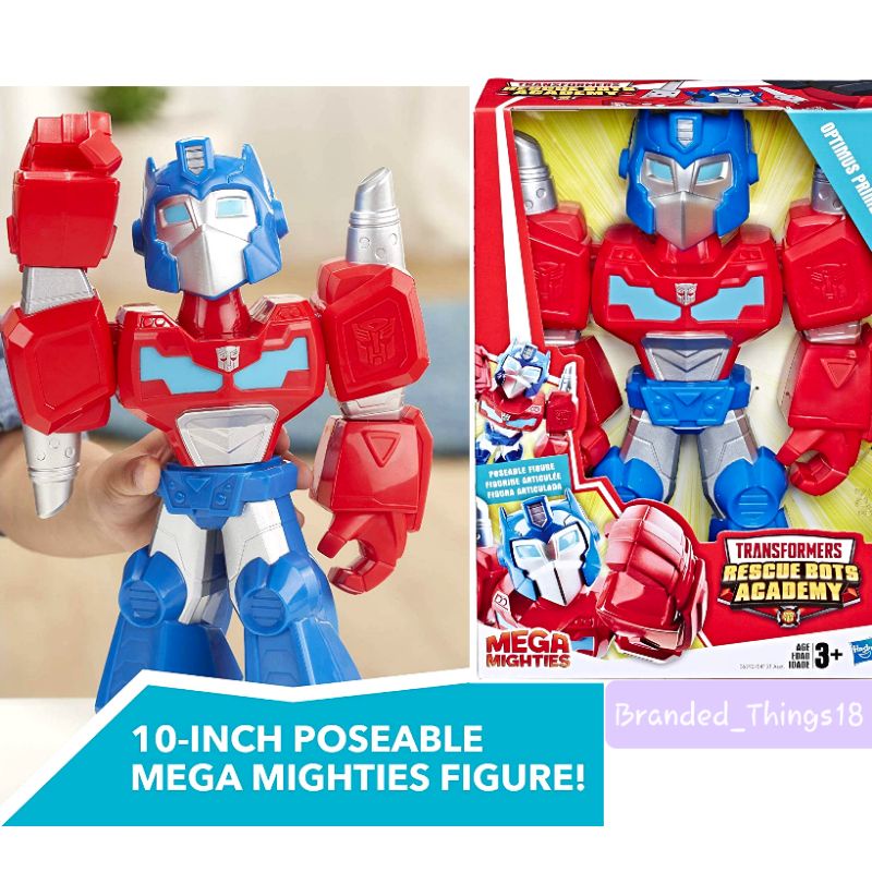 Transformers Optimus Prime Rescue Bot Autobot Robot Playskool Transformer Original Hasbro 10 inch 25