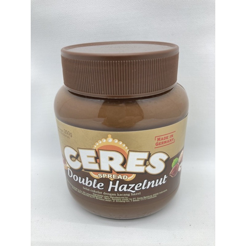 

Ceres Spread Double Hazelnut SELAI ROTI 350g [FREE BUBBLE]