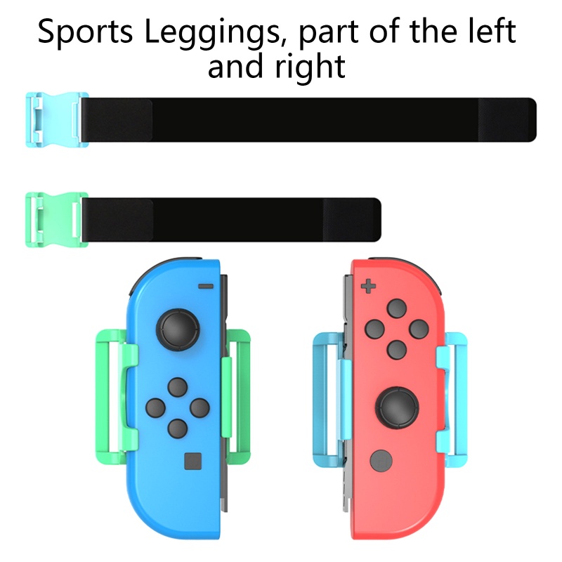 Btsg 2paket Dance Band Switch Leg Strap joy con Fitness Somatosensory Tali Olahraga