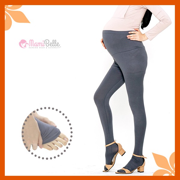 

Mamibelle Lexi Celana Legging Ibu Hamil Grey Premium