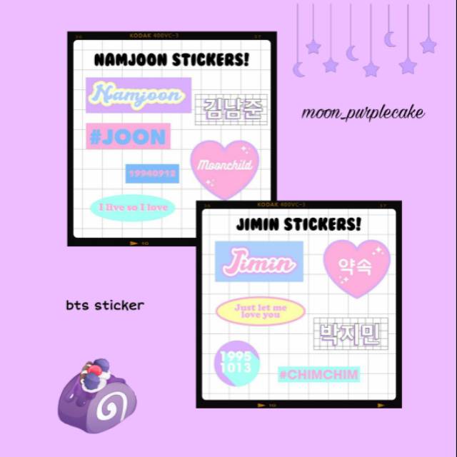 

BTS STICKER SET