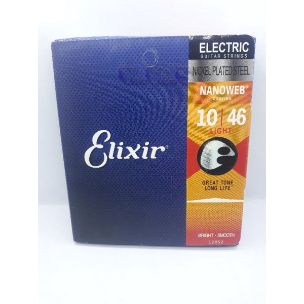 Elixir Senar Gitar Electric Polyweb Nanoweb 09-010