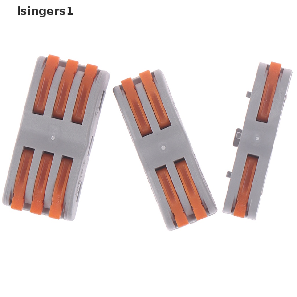 (lsingers1) Spl-1 2 3 Way Terminal Block Konektor Kabel Listrik Reusable