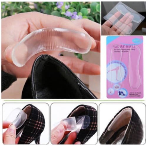 silicone shoe pad / pelindung tumit sepatu wanita