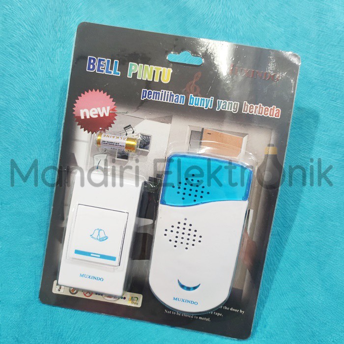 Bel Pintu Rumah Muxindo Wireless Bell Door Tanpa Kabel