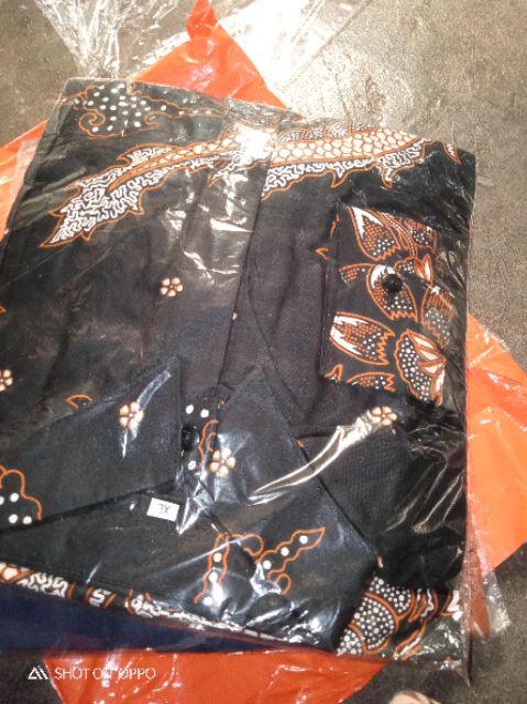 Size M L Xl Xxl Xxxl Bswart Batik Hrb026 Kenongo Hem Pendek Padi Pekalongan M L Xl Batik Pria