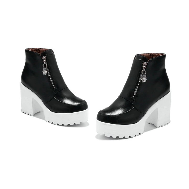 black and white platforms