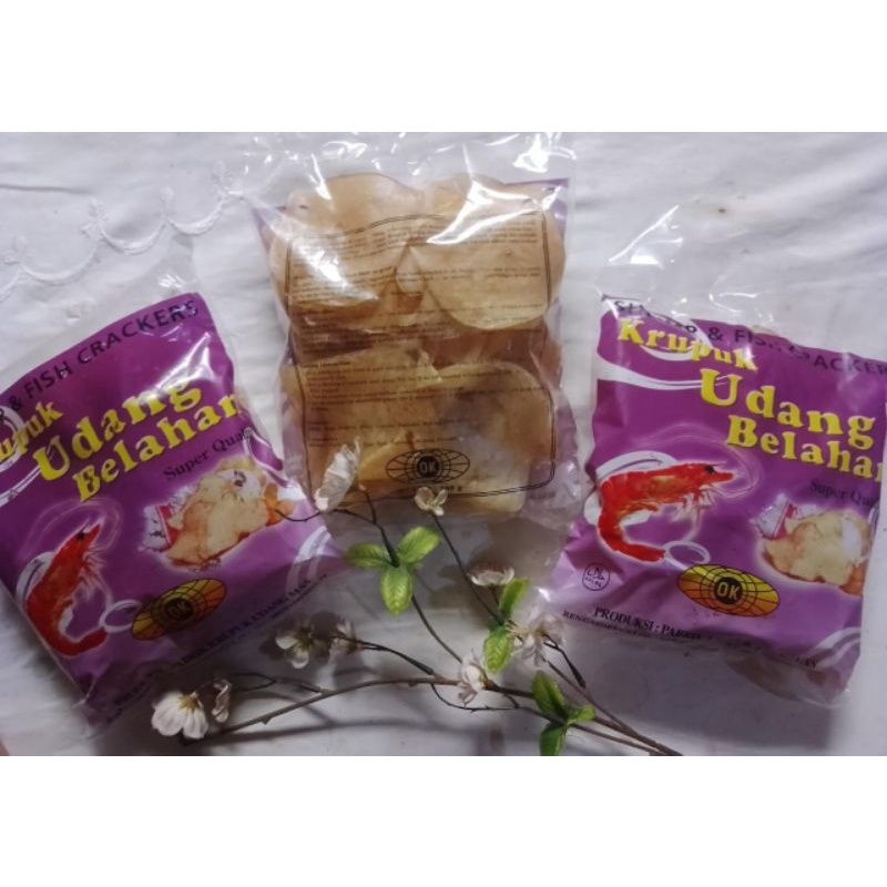 

kerupuk udang ukuran besar RWM -Khas karawang -500 GR Free buble warp