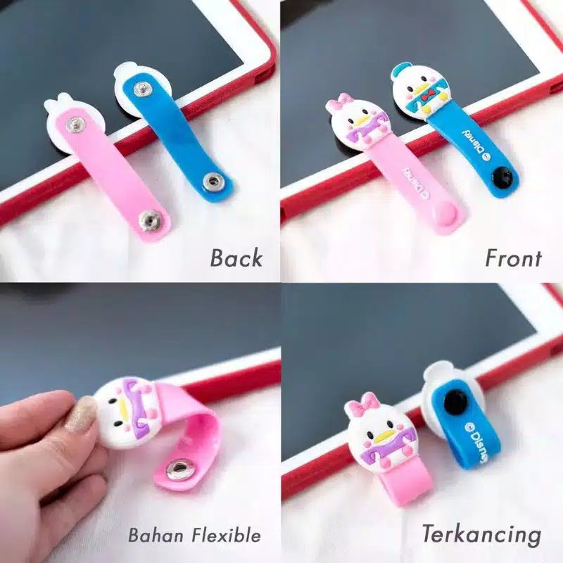 Part l - Pengikat Kabel Karakter Lucu / Cord Holder 3D