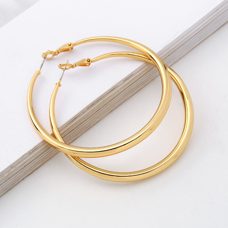 Anting Hoop Titanium Wanita Korea Ring Bulat